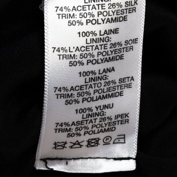 Christopher Kane Resort 2014 Black Embroidered Wool-Crepe Mini Dress - Picture 10 of 10